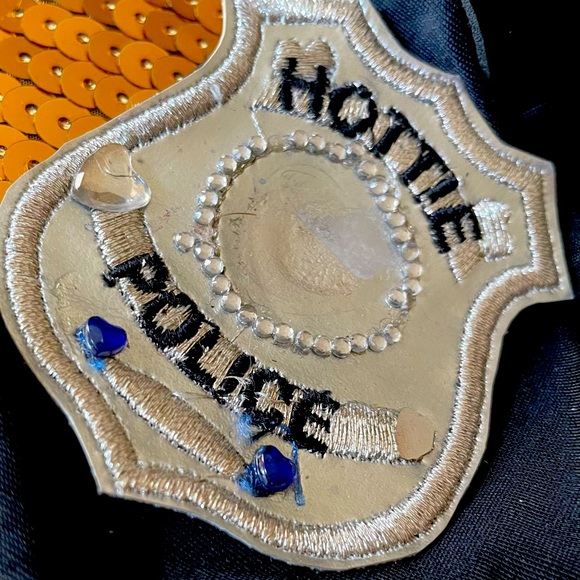 Hottie Police Gloves Costume NWOT - Picture 3 of 3